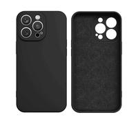 HURTEL Silicone, opaco CUSTODIA PER SMARTPHONE per Samsung Universale, Nero