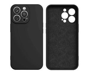HURTEL Silicone, opaco CUSTODIA PER SMARTPHONE per Samsung Universale, Nero