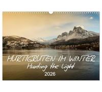 Hurtigruten im Winter - Hunting the light (Wandkalender 2026 DIN A3 quer), CALVENDO Monatskalender: Norwegens Landschaft vom Hurtigrutenschiff aus gesehen