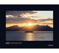 Hurtigruten - KUNTH Wandkalender 2027: Hochwertiger, bildstarker Kalender mit Spiralbindung im Großformat