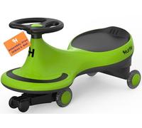 Hurtle Macchina per Bambini Cavalcabile a Movimento Oscillante, senza Pedali né Batterie, Ideale per Primi Passi per Bambini, Giochi per Bambini, Uso Interno ed Esterno, Verde