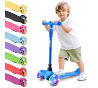 Hurtle Mini Kick Scooter - Mini Monopattino Leggero e Regolabile con Ruota Luminosa a LED, per Bambini (Verde Acqua) Unisex-Giovani