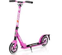 Hurtle Renegade Monopattino a 2 Ruote per Bambini, Adolescenti e Adulti - Manubrio a T Regolabile, Pedana in Lega Antiscivolo, Pieghevole e Portatile con Tracolla
