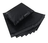 huruirui Buste per Spedizioni 50x60cm Nero Buste Plastica Pacchi per Spedizioni Vinted Autoadesive Anti-manomissione Impermeabile Sacchetti Spedizione per l'imballaggio 25pezzi