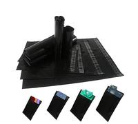 huruirui Buste per Spedizioni Sacchetto di Plastica C5 A4 B4 A3 100pcs Nero Spedizioni Vinted Buste Postali Autoadesive Opache per Abbigliamento Logistica Imballaggio Trasporto Scatola di Imballaggio