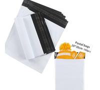 huruirui Buste per Spedizioni Vinted Pacchi per Spedizioni 20cmX30cm/100pcsVinted Vestiti Plastica Postali Imballaggio Sacchetti per Imballo da Regalo Nuovi Materiali, Opaco e Impermeabile Bianco