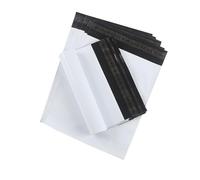 huruirui Grandi Buste per Spedizioni 50cmX60cm/25pcs Vinted Pacchi per Spedizioni Vestiti Plastica Postali Imballaggio Sacchetti per Imballo da Regalo Nuovi Materiali, Opaco e Impermeabile Bianco