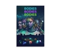 HURYEORHYH 1 poster con stampa artistica da parete con corpi del film Bodies Bodies Bodies, stampa artistica da parete in stile vintage, decorazione estetica su tela per soggiorno, camera da letto, 40