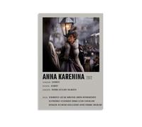 HURYEORHYH Anna Karenina - Poster con stampa artistica da parete vintage, stampa artistica su tela, per soggiorno, camera da letto, 60 x 90 cm, senza cornice, stile