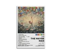HURYEORHYH Poster con album "The Maybe Man by AJR", stampa artistica da parete vintage, stampa artistica su tela decorativa per soggiorno, camera da letto, 50 x 75 cm, senza cornice