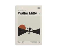 HURYEORHYH Poster con stampa artistica da parete in stile vintage, motivo: La vita segreta di Walter Mitty, stampa artistica su tela decorativa per soggiorno, camera da letto, 40 x 60 cm, senza