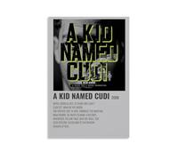 HURYEORHYH Poster con stampa di Kid Cudi vintage, poster decorativo su tela per soggiorno, camera da letto, 60 x 90 cm, senza cornice
