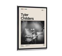 HURYEORHYH Tyler Childers - Poster con stampa artistica da parete, stile vintage, stampa artistica su tela, per soggiorno, camera da letto, 20 x 30 cm, con cornice
