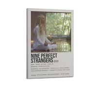 HURYWRTTH Nine Perfect Strangers- Poster su tela, decorazione artistica da parete, stile vintage, per soggiorno, camera da letto, 20 x 30 cm, con cornice