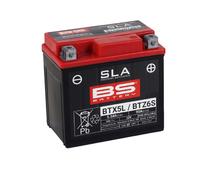 BS Battery 300670 BTX5L BTZ6S AGM SLA Motorrad Batterie, Schwarz