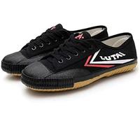 Husangge Tai Chi Scarpa Wu Shu Kung Fu Scarpe Shaolin Monaco Arti Marziali Scarpe Tela Antiscivolo Moda Qigong Scarpe da Ginnastica, Black, 40 EU