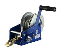 Husar Winch Argano Manuale da 3500 lbs | 1587 kg con Cavo in Acciaio da 10m, Realizzato in Acciaio Inossidabile,Freno a Cricchetto A Semplice Effetto- Verricello Manuale Per Barche,Rimorchi,Industria