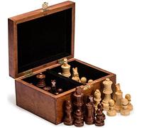 Husaria, Pezzi Scacchi Staunton da Torneo, N. 4, con 2 Regine Extra, Re da 76 Millimetri e Astuccio Legno