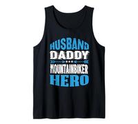 Husband Daddy Mountain Biker Hero Mountain Bike MTB Canotta
