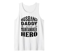 Husband Daddy Mountain Biker Hero Mountain Bike MTB Canotta