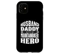 Husband Daddy Mountain Biker Hero Mountain Bike MTB Custodia per iPhone 11