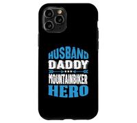 Husband Daddy Mountain Biker Hero Mountain Bike MTB Custodia per iPhone 11 Pro