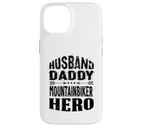 Husband Daddy Mountain Biker Hero Mountain Bike MTB Custodia per iPhone 14