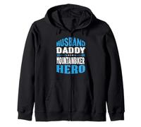 Husband Daddy Mountain Biker Hero Mountain Bike MTB Felpa con Cappuccio