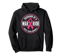 Husband of A Warrior Breast Cancer Awareness Felpa con Cappuccio