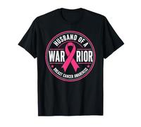 Husband of A Warrior Breast Cancer Awareness Maglietta