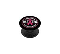 Husband Of A Warrior Breast Cancer Awareness PopSockets PopGrip Adesivo