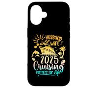 Husband & Wife Cruise 2025 Family Honeymoon Couples Matching Custodia per iPhone 16