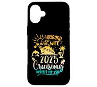 Husband & Wife Cruise 2025 Family Honeymoon Couples Matching Custodia per iPhone 16 Plus