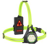 Husgw 7 LED Luce per Corsa, 3 Nodalità di Luce per Running Impermeabile