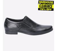 Hush Puppies Billy Mens Scarpe Formali In Pelle Nero Con Lacci