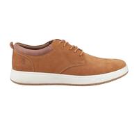 Hush Puppies Bowen da Uomo Casual Scarpe Ginnastica IN Pelle Con Lacci Marrone
