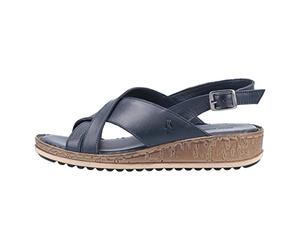 Hush Puppies Elena, Sandali con Zeppa Donna, Navy, 43 EU