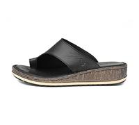 Hush Puppies Elissa Sandali Donna In Pelle Neri Estate Casual Slip On