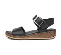 Hush Puppies Ellie, sandali da donna con zeppa, Nero, 39 EU