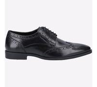 Hush Puppies Elliot Uomo Scarpe Oxford In Pelle Memory Foam Nere Allacciate