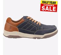 Hush Puppies Finley MEMORY FOAM Scarpe Trainer Casual Uomo Blu Navy Con Lacci