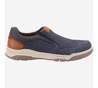 Hush Puppies Fletcher Scarpe Casual Uomo Memory Foam Slip On Navy