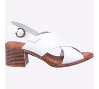 Hush Puppies Gabrielle Sandali Donna in Pelle Casual Estate Colore Bianco