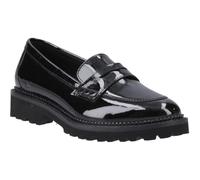 Hush Puppies Grazia Scarpe Basse Nere In Pelle Da Donna - EUR 30
