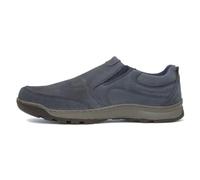 Hush Puppies Jasper, Mocassini Uomo, Blu (Navy Nubuck Navy), 43 EU