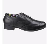 Hush Puppies Kada Senior Ragazze Scuola Scarpe Donna Brogue Nero