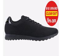 Hush Puppies Katrina MEMORY FOAM Scarpe Casual Donna Sneakers Stringate Nero