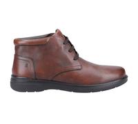 Hush Puppies Malcolm Uomo Classiche Casual Pelle Stivali Alla Moda Marrone