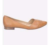 Hush Puppies Marley Ballerine Donna MEMORY FOAM In Pelle Tan Slip On