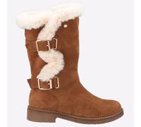 Hush Puppies Megan Donna Medio Memoria Schiuma Acqua Resistente Stivali Marrone